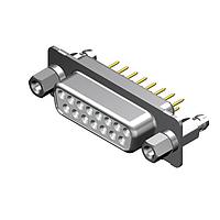 Molex / FCT 173109-1548 D-Sub Connectors - Standard Density FCT DSUB STR PC RCPT 37 PN W/SNAPIN