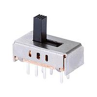Same Sky (formerly CUI Devices) SLW-127477-5A-S-D Slide Switch 12.7 x 4.7 x 7 mm, 5 mm Raised Slide Actuator, Through Hole