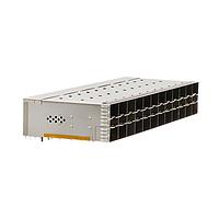 AMP Connectors - TE Connectivity 2-2349201-2 Cage Assemblies SFP56 STACKED 2X12 RECEPTACLE ASSEMBLY