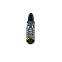 NorComp 822B004-173L901 Connectors IP50 Male Push-Pull Cable Mount 4 Position Straight Solder Cup