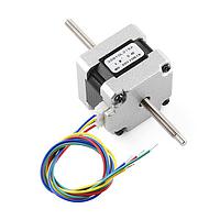 SparkFun ROB-10848 Stepper Motors Stepper Motor - 29 oz.in (200 steps/rev, Threaded Shaft)