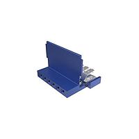 Amphenol FCI 65801-106LF Connectors Clincher&trade; Flex Connectors, Receptacle Assembly, Single Row, 6 Positions, 2.54mm (.100in) Pitch.