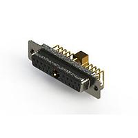 EDAC 630-21W1240-5NA Mixed Contact D-Sub Connectors Right-angle Power Combo D-Sub Connector