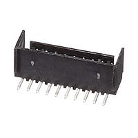 AMP Connectors - TE Connectivity 3-644803-0 Shrouded 10P MTA100 SHRD HDR ASSY RA FL