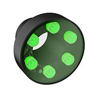 Banner Engineering LEDGRV75PM LED High-Intensity Sealed Ring Lights VE Series Sealed IP67 Ring Light; Visible Green LED; 24 V dc; Polycarbonate Window; 3-pin M8 QD; Connects to VE Smart Camera; 75 mm Length