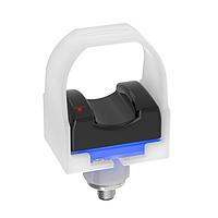 Banner Engineering VTBP6BQ Photoelectric Sensors VTB Series: Verification Touch Button 1-Color; Input: 12-30 V dc; Upper Housing: Polysulfone; Output: PNP; Job Light Input: +10-30 V dc; Color: Blue; 4-pin M12 Integral QD