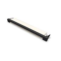 GCT (Global Connector Technology) FFC3B07-30-T Board Mount 30W, 1.0mm FFC Conn, R/A,Bot Cont, Slide, H2.5mm,SMT,Tin,T&R