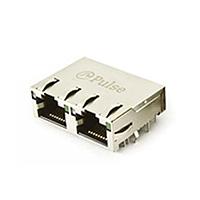 Pulse Electronics JTL-U1002NL Modular RJ45, 1x2, 10G 4P PoE