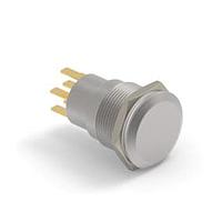 Alcoswitch - TE Connectivity 6-2213767-4 Pushbutton Switches AV19 DPL 0.4VA MOVE RING LED WHITE 24V