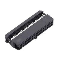 AMP Connectors - TE Connectivity 1658621-7 Ribbon Cable CNTR PLRZD RECPT 30P NOVO