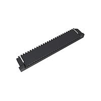 Amphenol FCI SFW25R-6STE1LF Connectors 1.00mm Flex Connector, SFW-R series, 25 Position, Top side Contact, Side Entry Surface Mount ZIF CIC Connector, Lead Free.