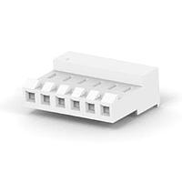 AMP Connectors - TE Connectivity 3-641151-6 Receptacle Assembly 06P MTA156 ASY 24AWG WHT LF