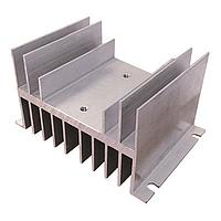Carlo Gavazzi RHS10067D Heat Sinks Panel mount heatsink, thermal resistance 1.70 C/W a. 20 W, Width x Height x Depth = 121 x 76 x 67 mm, suitable for mounting a single SSR