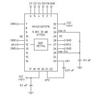 MACOM MAAD-007078-000100 Digital Attenuator M/A-COM Technology Solutions