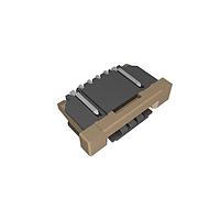 Amphenol FCI SFW4R-3STAE1LF Board Mount 1.00mm Flex Connector, SFW-R series, 4 Position, Bottom side Contact, Side Entry Surface Mount ZIF Connector, Lead Free, with Cable Lock, Selective Gold plated Terminals with Tin-plate Solder-tail.