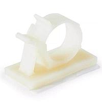 Essentra Components AKKSL-8710A-RT Adjustable Cable Clamp Clamp,Adj,Adh Mnt,Nat,.875 in-1.00 in
