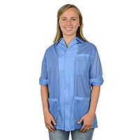 Desco 74302 Jacket with Convertible Sleeves (Blue, Medium)