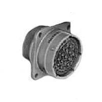 Amphenol Aerospace MS3472L24-61PY Receptacles MB 61C 61#20 WALL MT PIN RECEPT W/ FLANGE