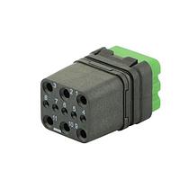 Eaton Souriau-Sunbank 8MQ2M9901BCS Modular Connectors - Push Pull MQuick module, unsealed, without contact, delivered with cap