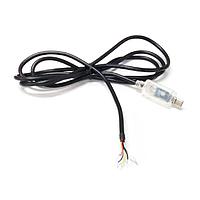 Connective Peripherals USBC-FS-UART-5V-5V-1800-WE USB 2.0 USB-C UART Serial Cable 5V out 5.5 TTL