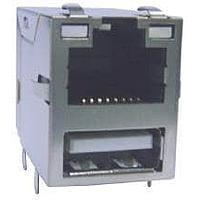 Abracon ARJE-0032 Magnetic Jack RJ45 10/100 Base-TX RJ45 and USB Combo N/A Through Hole