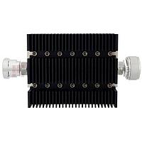 Fairview  SA6DFDM100W-20  20 dB Fixed Attenuator 7/16 Female To 7/16 Male Directional Up To 6 GHz Rated To 100 Watts With Black Aluminum Heatsink Body
