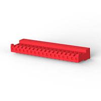 AMP Connectors - TE Connectivity 4-643819-7 Receptacle Housing 17P MTA156 CONN ASSY 22AWG RED