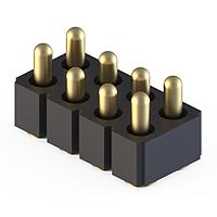 Mill-Max 813-22-008-30-022101 Spring-Loaded SpringLoaded Con SMT Double Row 8-Pin