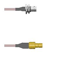 Amphenol Custom Cable Q-0103J0001084i RF Cable Assemblies BNC-SJB/SMB-SJ G178 84I