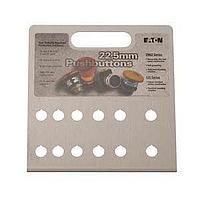 Eaton STAND-30MM Accessories 10-HOLE 30MM BLANK DISP ST&10250T E34&E3