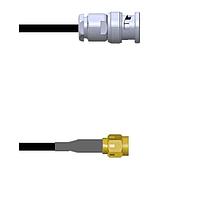 Amphenol Custom Cable Q-0J03B0003008i RF Cable Assemblies BNC-SP/SMA-SP G174 8I