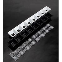 Ledil C17172_DAISY-8X1-SHD-MATT-WHT LED Lenses Shade 8 Pos mm (D)