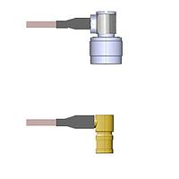 Amphenol Custom Cable Q-2D03T000R048i RF Cable Assemblies N-RP/SMB-RP G316D 48I