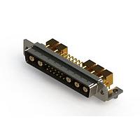 EDAC 629-17W5240-5NB Mixed Contact D-Sub Connectors Right-angle Power Combo D-Sub Connector