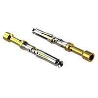 Amphenol SINE Systems MS24W23G15 Contacts Socket Contact, Machined, Gold 10u", Wire Range .13-.25mm , 26-24 AWG