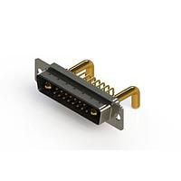 EDAC 629-17W2250-4T1 Mixed Contact D-Sub Connectors Right-angle Power Combo D-Sub Connector