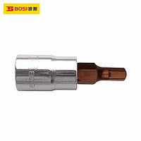 BOSI BS365988 1/4'' Bit Socket Hexagon (8mm,length 37mm)