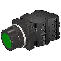 SIEMENS 52BM8A3D Flush PUSHBUTTON,MOM,GRN,FLUSH,2POS,4NO-4NC