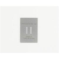 Chip Quik PA0037-S Sockets & Adapters TSSOP-28 Stainless Steel Stencil