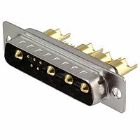 NorComp 680S9W4103L401 Mixed Contact D-Sub Connectors IP67 POWER-D 9W4 40A MALE SOLDER
