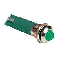 BIVAR MPC12-1GD220V Indicators 8mm GRN Diff. Lens IP54 Panel Mnt. Ind.
