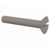 Essentra Components 50M040070H025 Slotted Countersunk 90 Slotted CSK Screw, M4 X .7 Thread, 25mm Lg