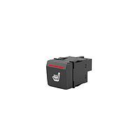 EAO 09-400001.10649A Automotive Switches UPB; I/O; Standard; 12V; Code 3; Firm haptic; white symbol illumination; 3 red status indicators ; Heated seat symbol