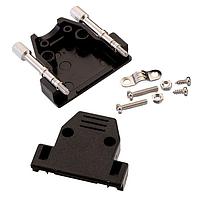 Wurth Elektronik 61801525322 Two Piece Backshell WR-DSUB Plastic Hood Top Entry 4-40 Screw