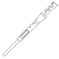 Eaton Souriau-Sunbank SM24ML-1TK6 Contacts Trim Trio Pin Crimp 24 AWG Contact Sz 16