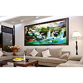 How to hang feng shui paintings during Tet beautifully and straight without being visually unbalanced?