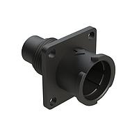 Amphenol SINE Systems FLS010N4P03 Connectors 4 POS SQUARE FLANGE RECEPT