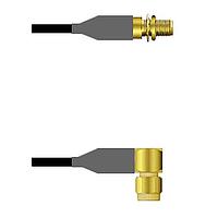 Amphenol Custom Cable Q-32039000M018i RF Cable Assemblies SMA-SJB/SMA-RP LMR24 18I