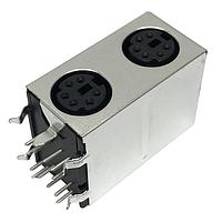 Kycon KMDGX-8S/8S-S4N Connectors STK 8P-8P GLD PLT