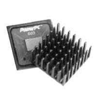 Wakefield Thermal 658-60ABT4E Component Omnidirectional Pin Fin Heat Sink for 27mm BGA/PowerPC, Chomerics T410R